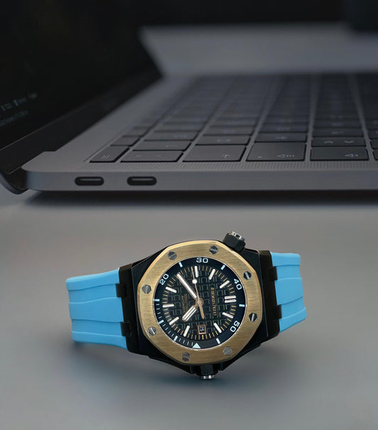 Audemars Piguet Royal Oak Offshore Diver Watch with Rotating Inner Bezel & Diving Scale