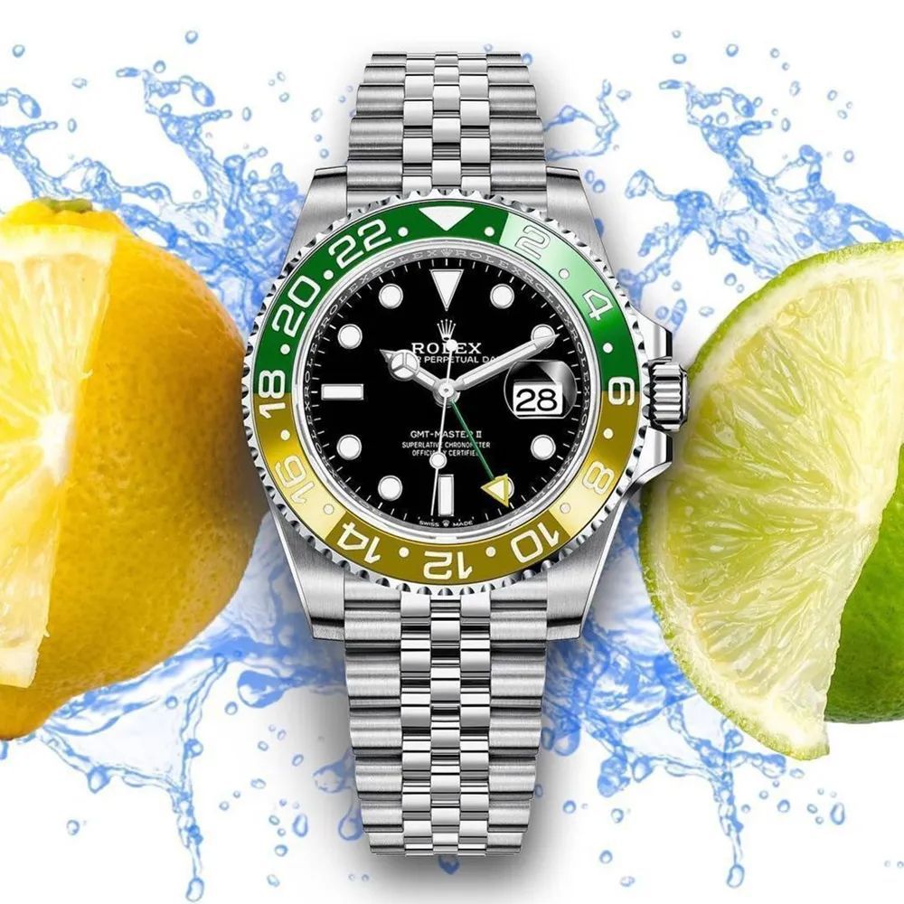 Rolex GMT-Master II Sprite with Green and Black Bezel